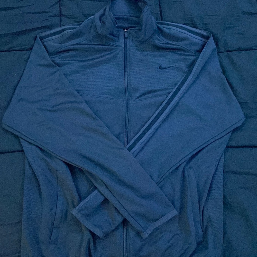 Vintage Nike zip up jacket, grey, Large men’s.